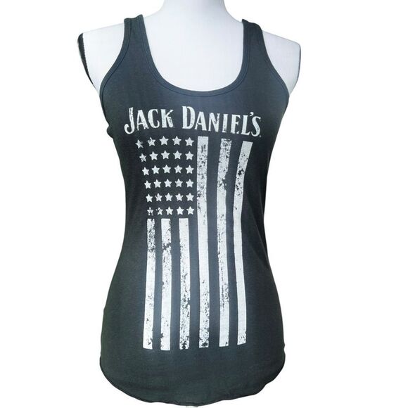Jack Daniels American Flag Tank Top - Picture 1 of 9